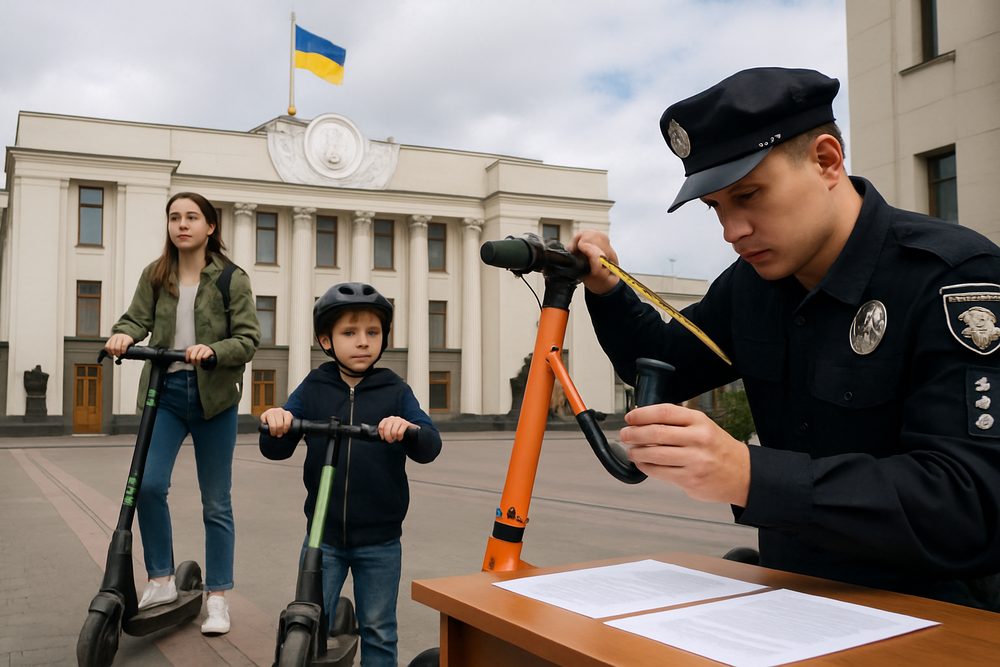 Законопроект №3023 о регулировании электросамокатов: возрастные ограничения, технические требования и отсрочка штрафов