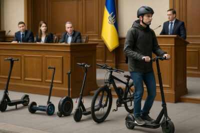 Законопроект №3023: правовой статус, возрастные ограничения и административная ответственность пользователей электросамокатов и иного персонального электротранспорта