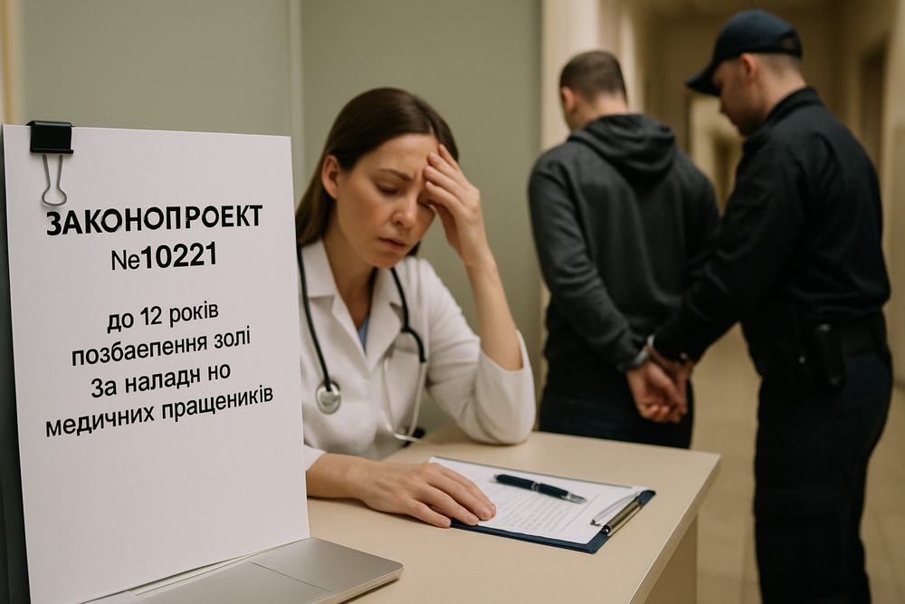 Законопроект №10221: до 12 лет лишения свободы за нападение на медицинских работников