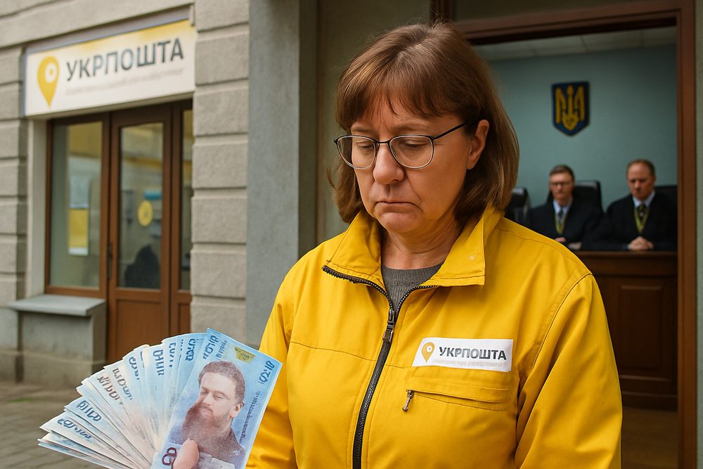 Хищение 272 тысяч гривен начальницей отделения «Укрпочты»: апелляция оставила приговор в силе
