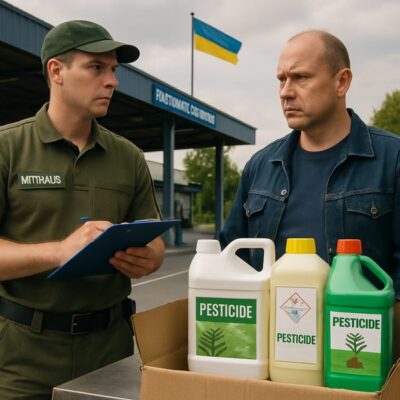 Законопроект № 15362: запрет ввоза пестицидов физлицами и новые штрафы до 691 760 грн для бизнеса