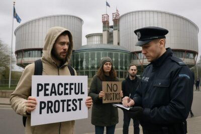 ЕСПЧ: административный штраф за мирный политический протест без оценки реального ущерба нарушает статью 11 Конвенции