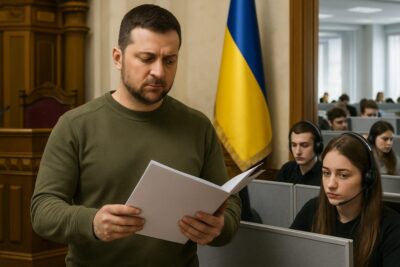 Законопроекты об уголовной ответственности за организацию мошеннических колл-центров: Зеленский направляет документы в Верховную Раду