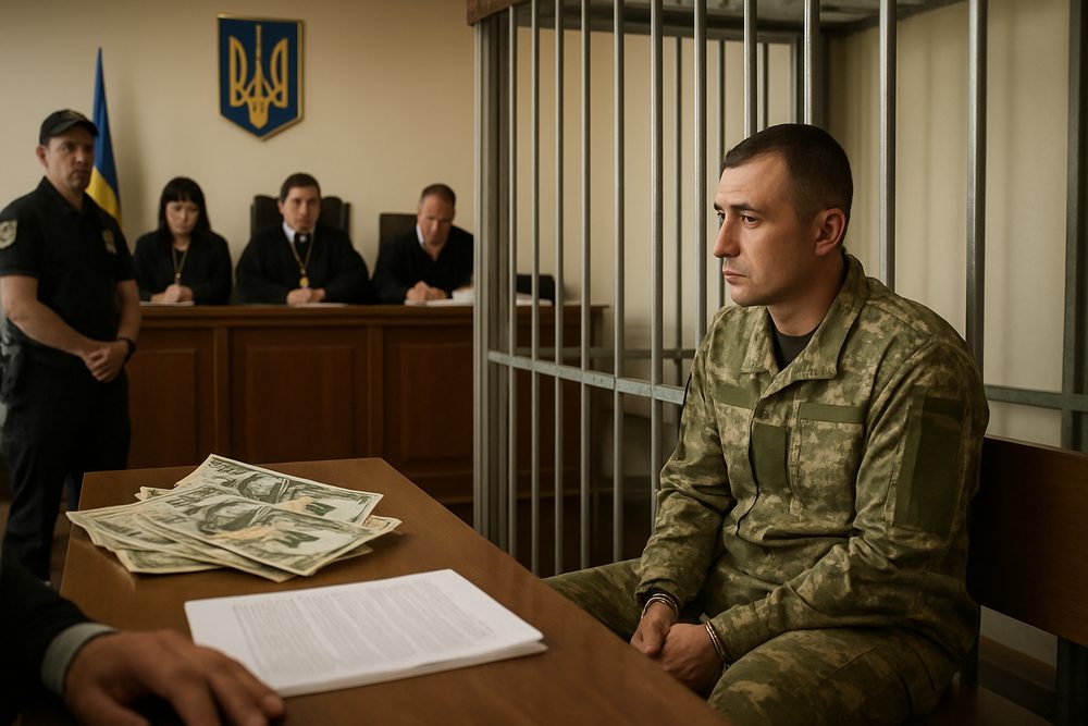 Сержант ТЦК осуждён за вымогательство 9 000 долларов за снятие военнообязанных с розыска в системе «Оберіг»