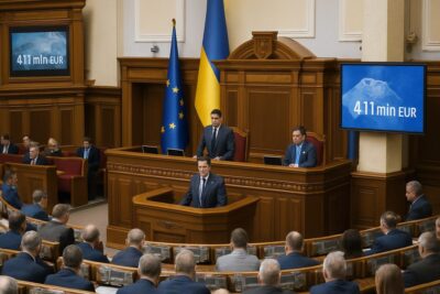 Верховная Рада приняла три законопроекта: разблокировка 411 млн евро в рамках Ukraine Facility
