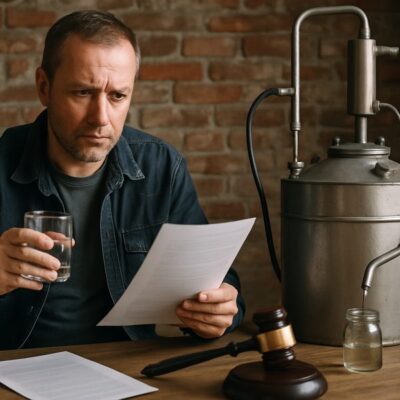 Административная ответственность за самогоноварение: три законопроекта в Раде, которые так и не стали законом
