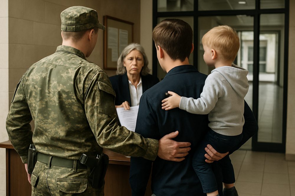 Доставление отца с ребёнком в ТЦК: правовые основания, позиция Верховного Суда и документальное подтверждение отсрочки