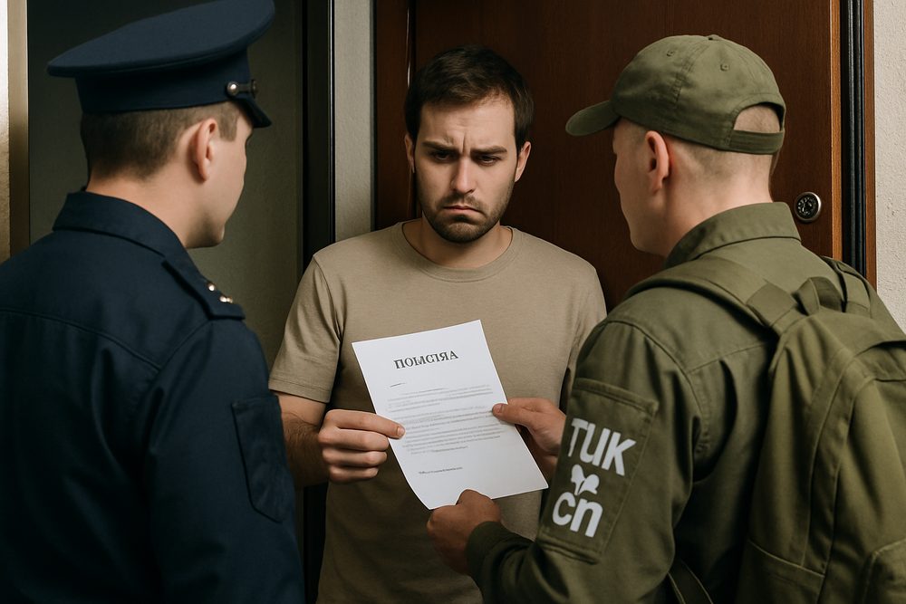 Вручение повестки по месту жительства: правовые границы полномочий ТЦК и полиции при доступе в жилище