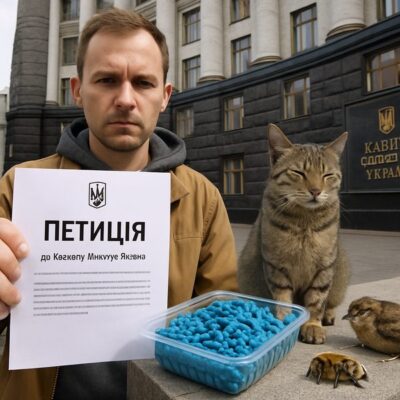 Петиция в Кабмин: запрет родентицидов, опасных для кошек, птиц и пчёл